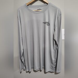 Reel Life Men’s Sun Protection Swimming/ Outdoor Long Sleeve Shirt, Size XXL